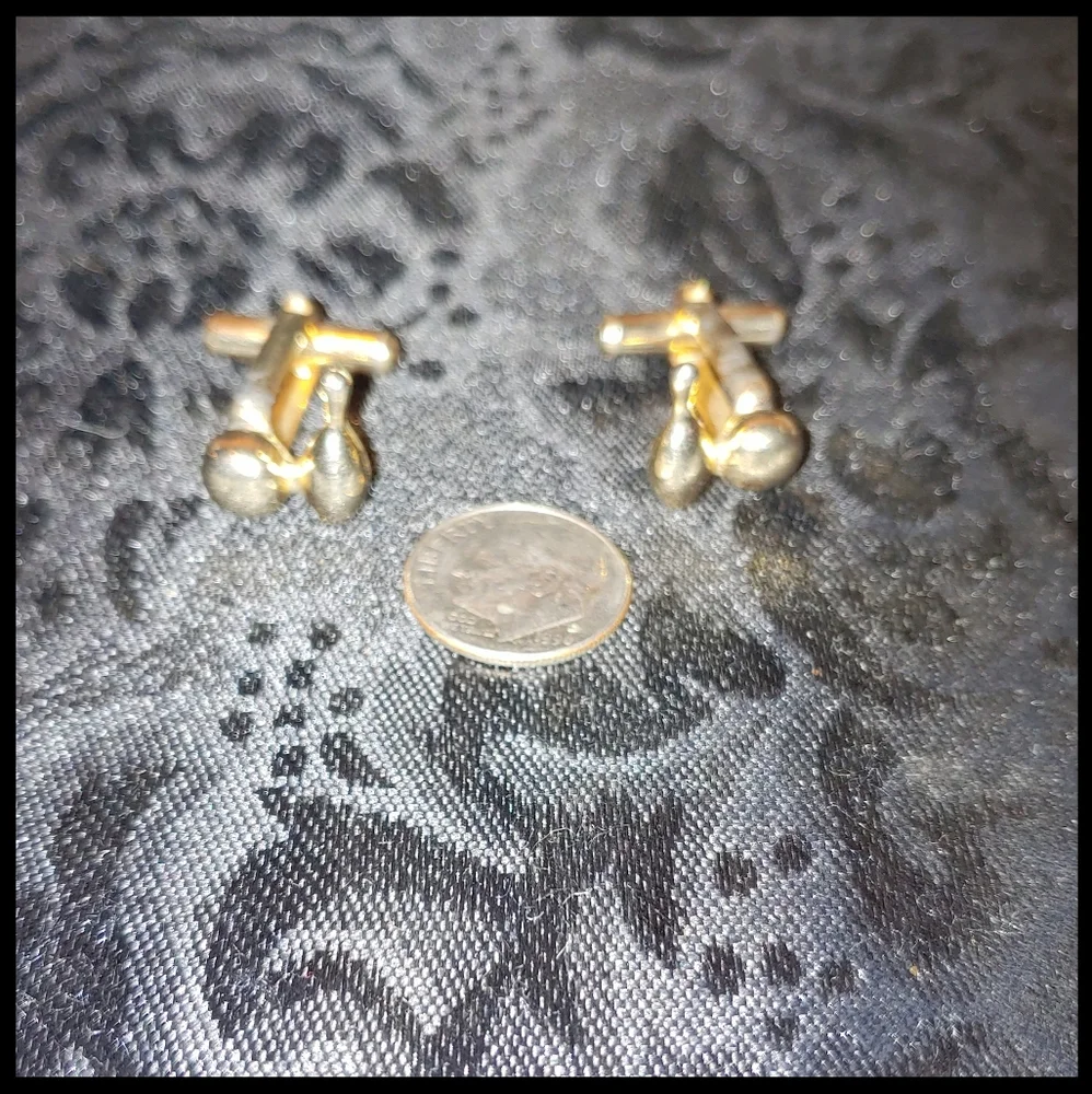 Bowling Ball And Pin Cuff Links
